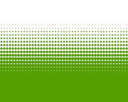 Background - Green dots and white space