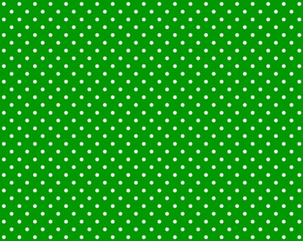 Green background with white dots