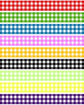 Tablecloth strips in 9 colours