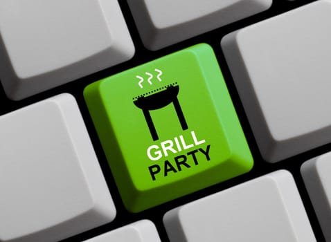 Invite to a barbecue party online