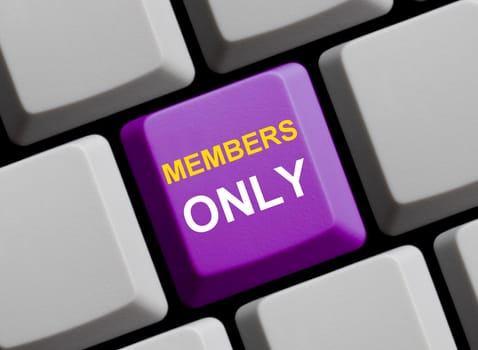 Nur für Mitglieder - Members obly