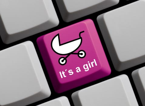 It ́s a girl - Congratulations on the birth