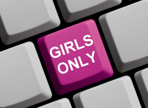 Girls only - Nur für Mädchen
