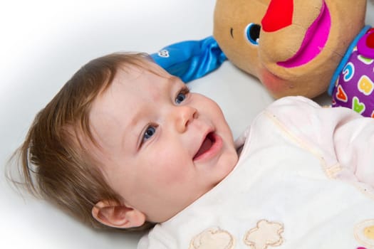portrait of adorable baby