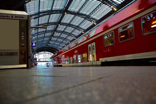 auf dem Bahnhof