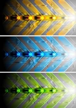 Bright abstract banners. Vector background eps 10