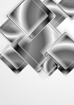 Abstract grey squares. Vector illustration eps 10