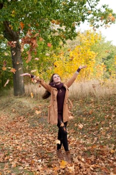 cheerful young woman