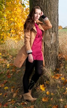 Thoughtful young woman
