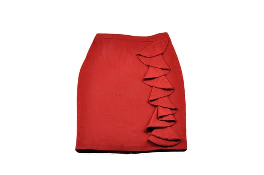 Skirt on white background