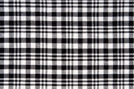Black and white checkered cloth background