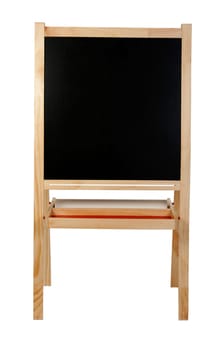 Children's drawing board on a white background