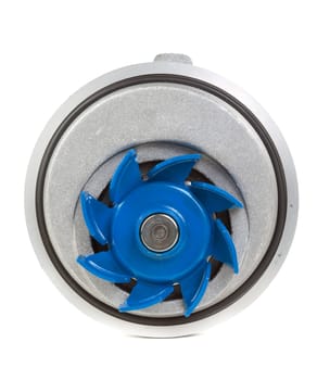 Water pump motor. Isolated on white background
