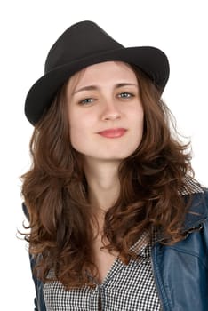 A photo of sexual beautiful girl is in fashion style