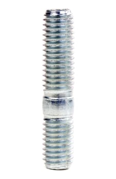 Stud (bolt) with M6 thread size on a white background