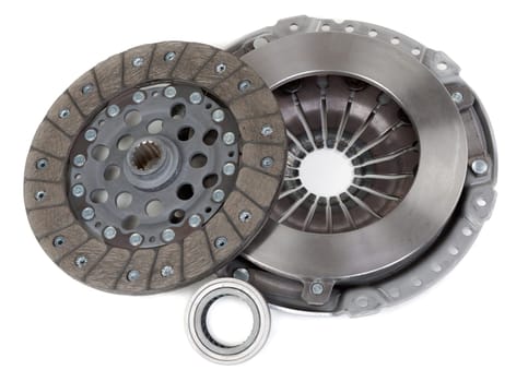 Spare parts of motor vehicle forming clutch plate and disc