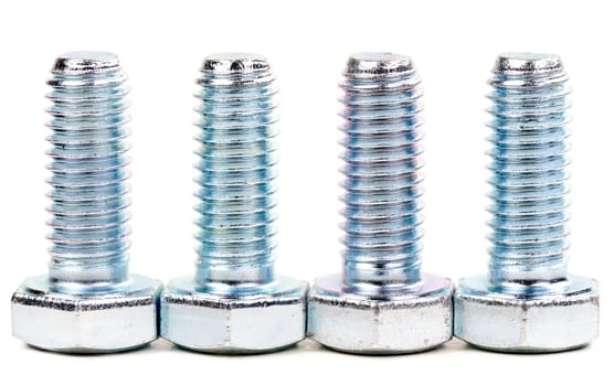 Steel bolts are new to the series on a white background