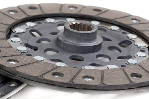 Automotive new drive clutch on a white background