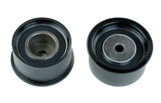 Two timing pulley, isolate on white