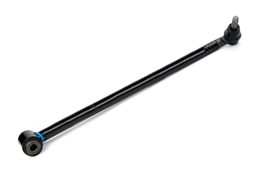 Automotive new tie rod, isolate on white