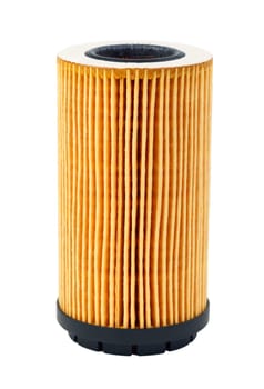 car oil filter isolated on white background