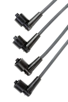 Set of silicone high-wire motor on a white background