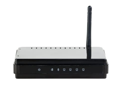 wifi access point is in the studio on a white background