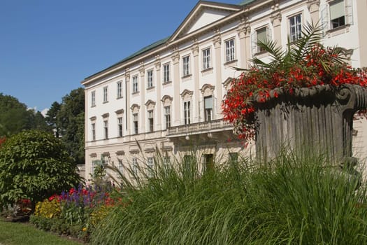 Mirabell palace and garden in the summer Salzburg, Austria