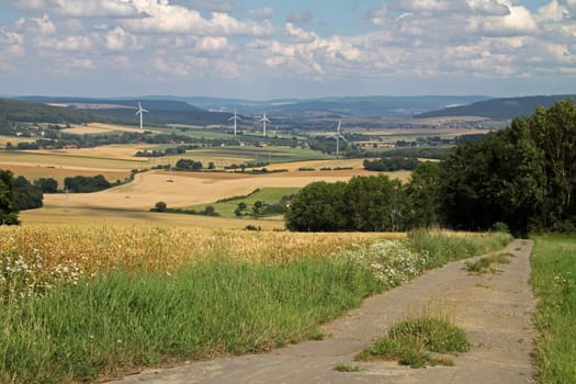 View of the Weser Uplands