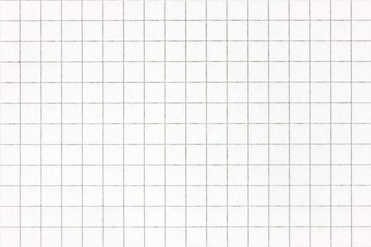 White squared paper sheet. Can be used as a  texture or background