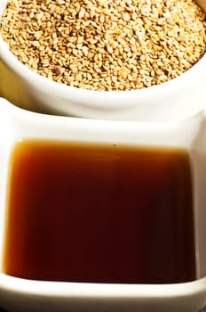 Sesame oil and sesame seeds