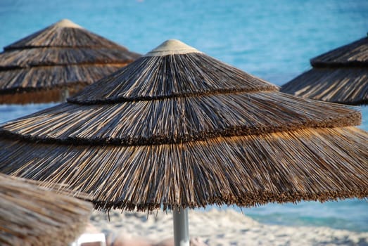 Straw parasol