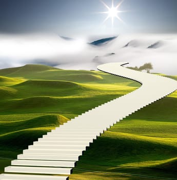 Stairway to the sky for adv or others purpose use