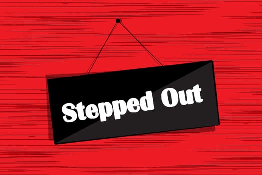 Stepped Out message board grunge sketch