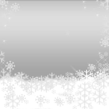 Christmas Background Snow Stars