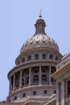 The Capitol in Austin,Texas in portrait format