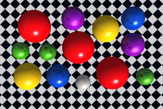 colorful balls
