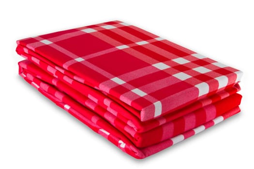 Bed linen isolated on white background