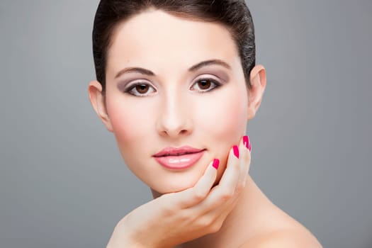 Beauty portrait of a beautiful young woman