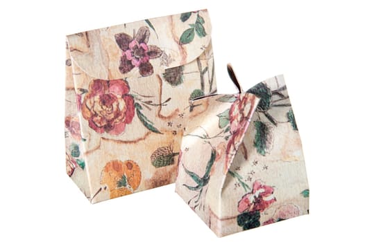 Christmas gift box on a white background