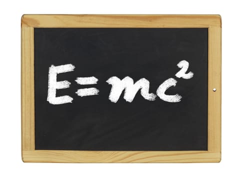 Einstein's equation written on a slate