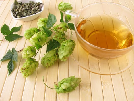 Tea with hops