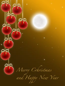 a greeting card on a green background gradient