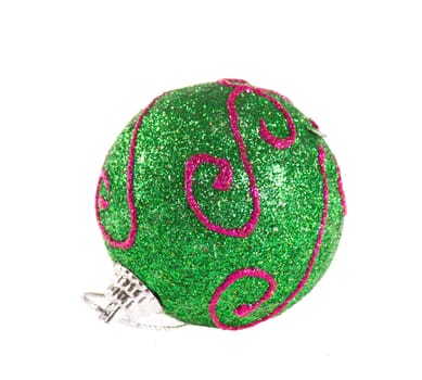 Christmas bauble. Isolated on white background