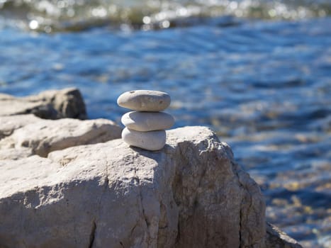stones and rocks on the sea coast