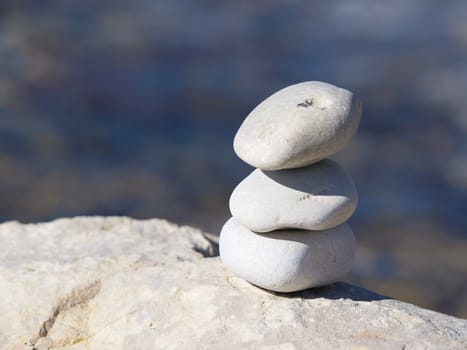 stones and rocks on the coast