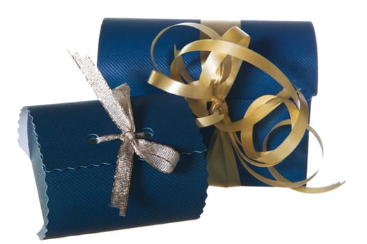 Christmas gift box on a white background