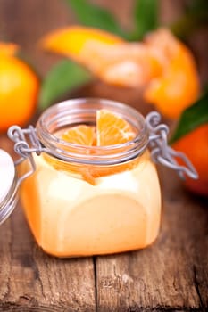 Tangerine dessert