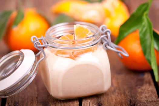 Tangerine dessert