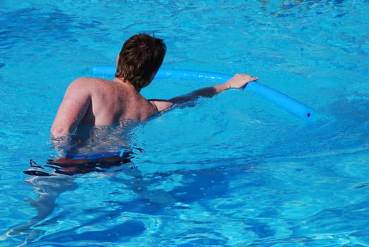 Water aerobics swimming noodle foam polystyrene